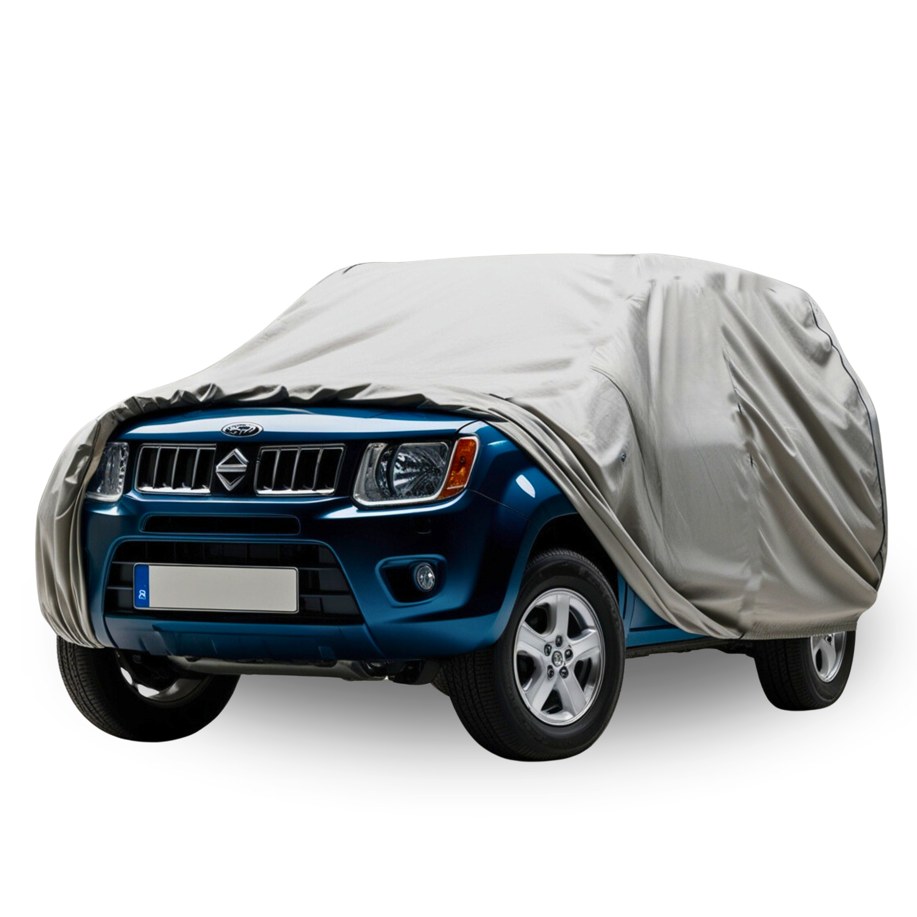 Bâche De Protection Pour Voiture - Imperméable, Anti-poussière Et Anti-rayures - Taille Hayon 350-380cm, Avec Fermeture éclair Et Réflecteurs