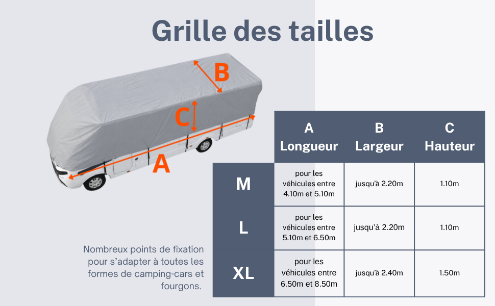 Housse de toit pour camping-car