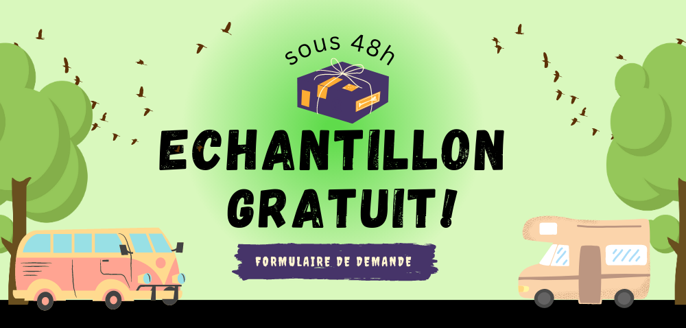 Echantillon housse camping-car anti-grêle