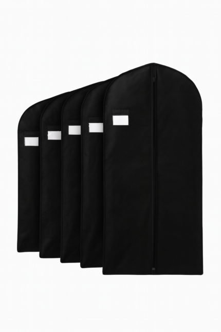 Lot de 5 housses de protection pour vêtements intissé