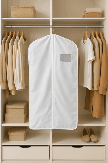 housse en coton pour vêtements