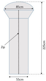 Dimensioni del coperchio per brazero HBCOLLECTION