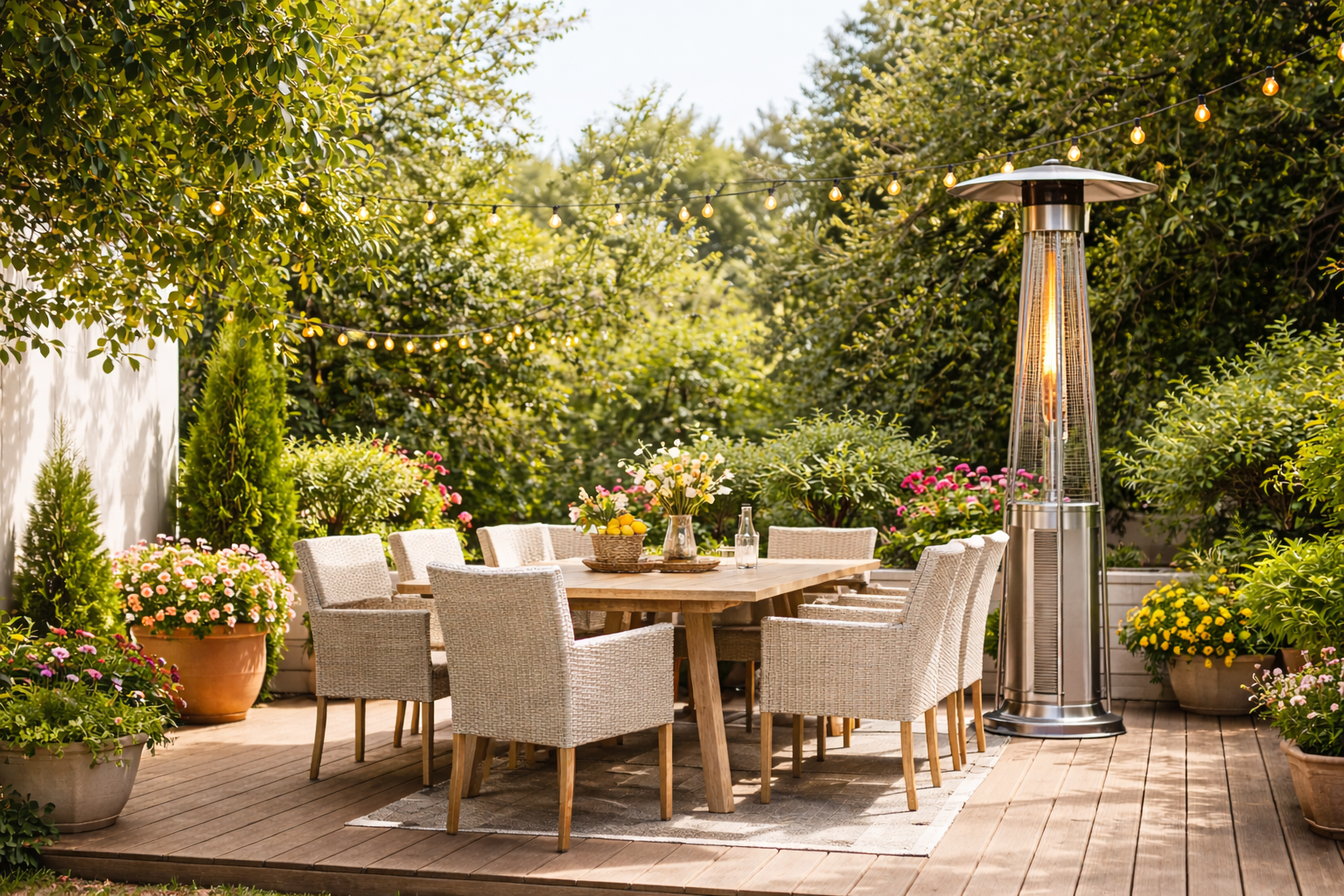 Housse pour chauffage d'extérieur