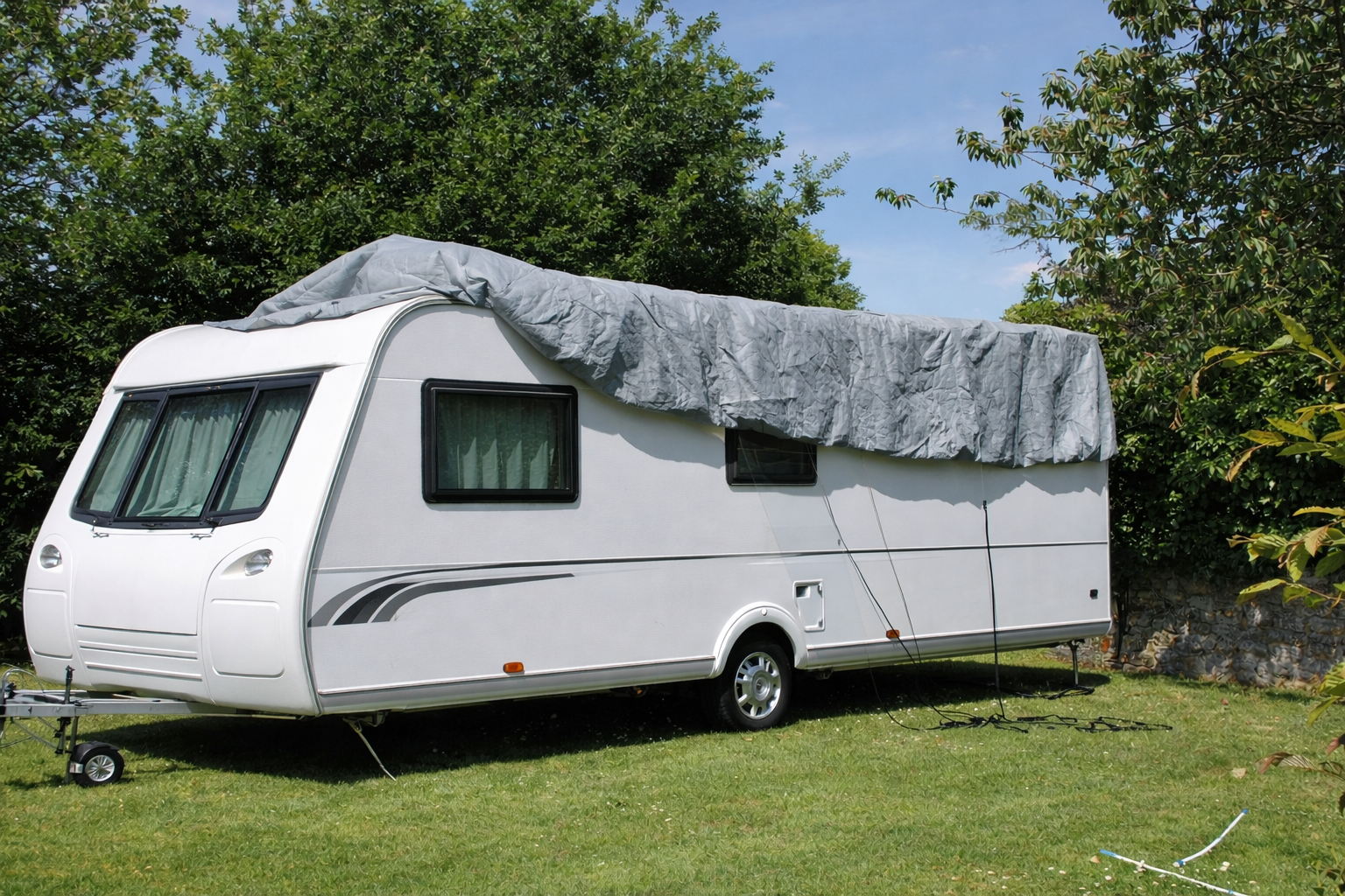 Housse de toit pour caravane