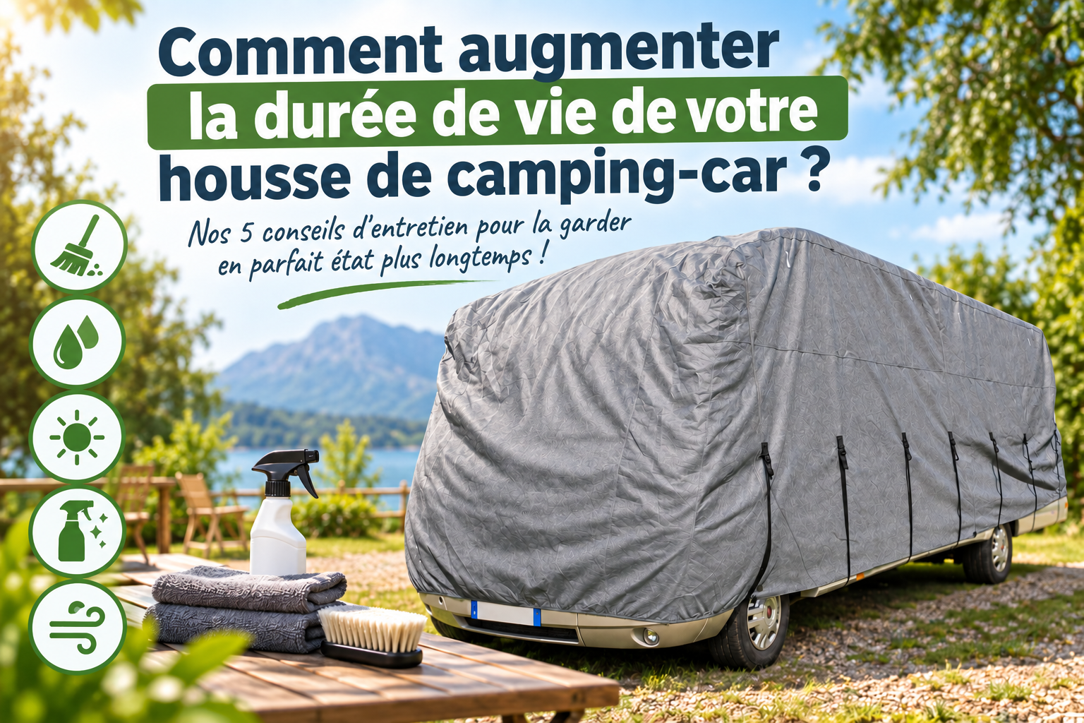 comment augmenter la durée de vie de votre housse de camping-car ?